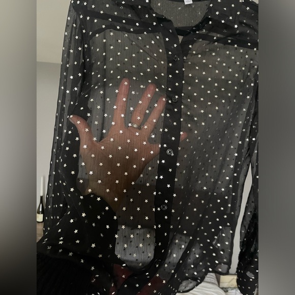 Black BB Dakota Button up Dress Shirt/ Blouse - Picture 5 of 5